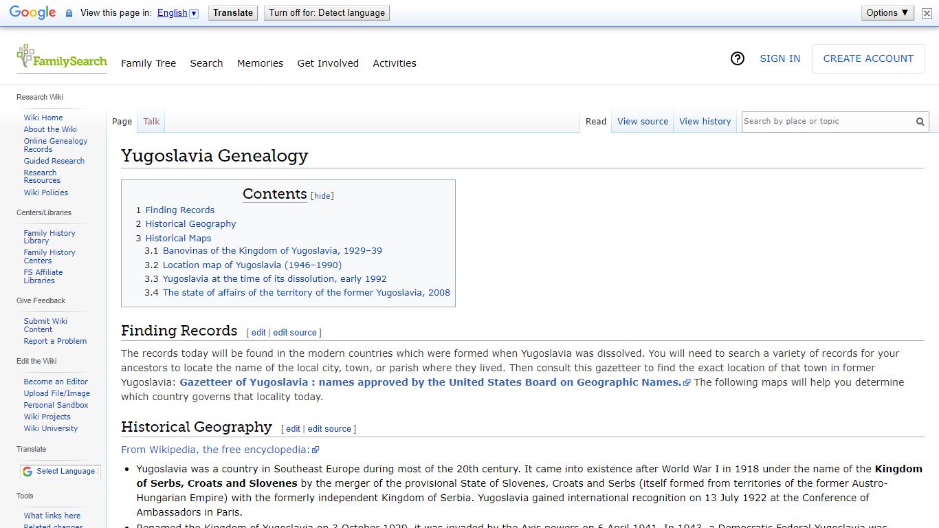 Yugoslavia Genealogy • FamilySearch